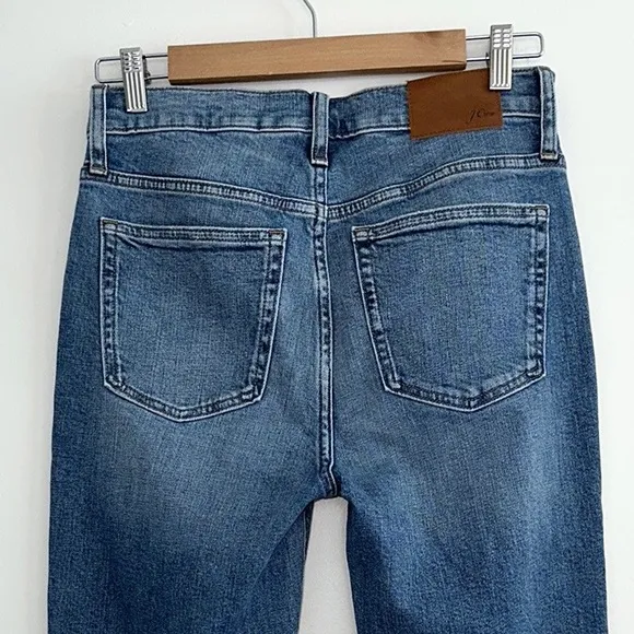 NWT J. Crew Demi-Boot Crop Jean in Indigo Jones Wash