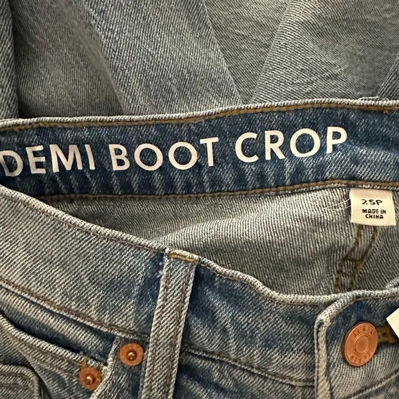 NWT J. Crew Petite Demi-Boot Crop Jean