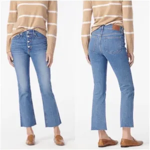 NWT J. Crew Petite Demi-Boot Crop Jean