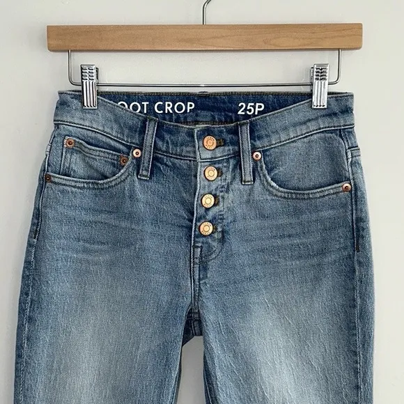 NWT J. Crew Petite Demi-Boot Crop Jean