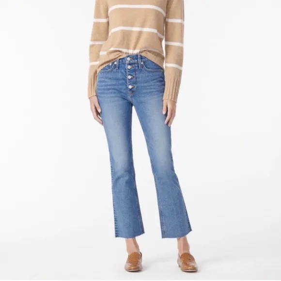 NWT J. Crew Petite Demi-Boot Crop Jean