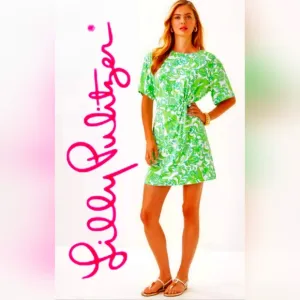 NWT Lilly Pulitzer Shaw Dress  Resort White Daffodil Hill SIZE XL
