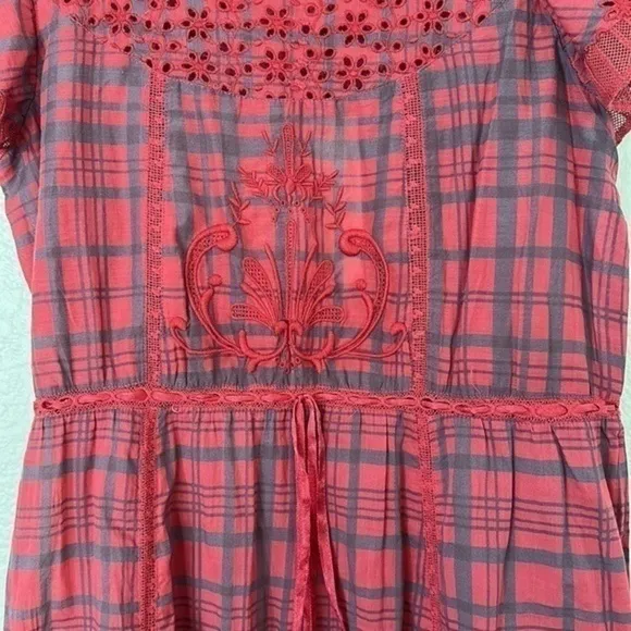 NWT Love Shack Fancy LFT Madeline Midi Moody Ruby LOVESHACKFANCY Small $265