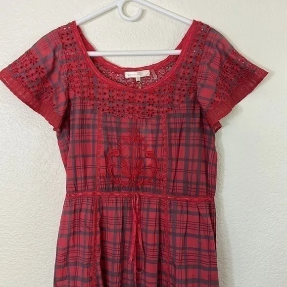 NWT Love Shack Fancy LFT Madeline Midi Moody Ruby LOVESHACKFANCY Small $265