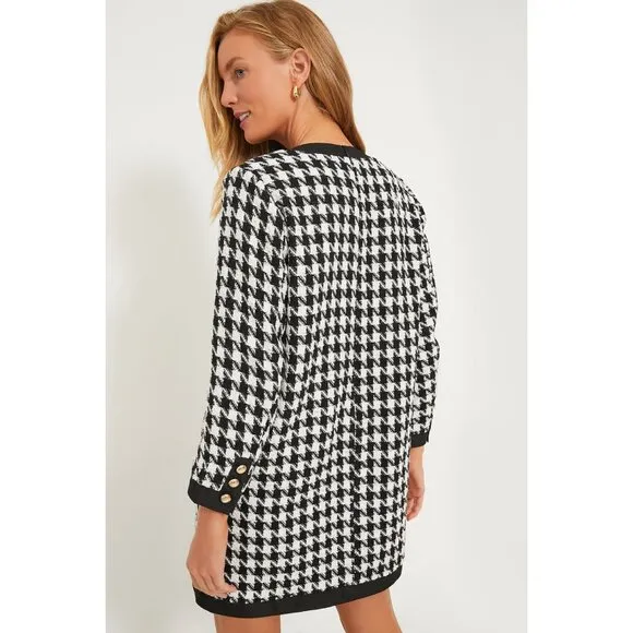 NWT Pomander Place Coco Tweed Bow Dress