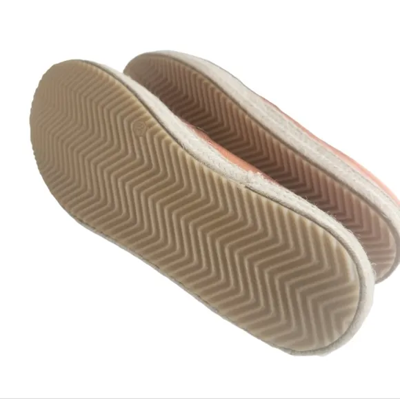 NWT Studio Pollini Espadrilles Metallic Orange Leather