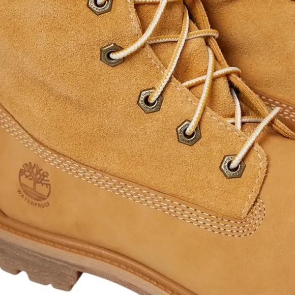 NWT Timberland Women’s Leather Authentics Fleece Fold-Down Ankle Boot Size 6