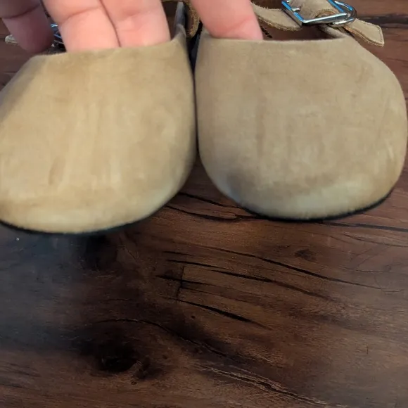 NWT Vagabond Jolin Mary Jane Flats in Nougat Light Brown Suede
