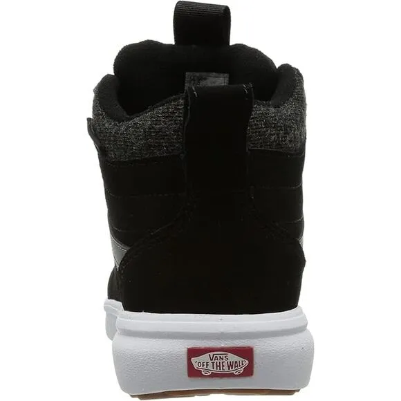 NWT Vans Women's Range High Top Sneaker Boots,Black/Pewter-Size 8