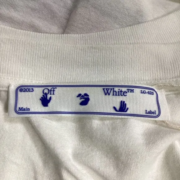 Off-White Back Marker Arrow T-Shirt in White Cotton