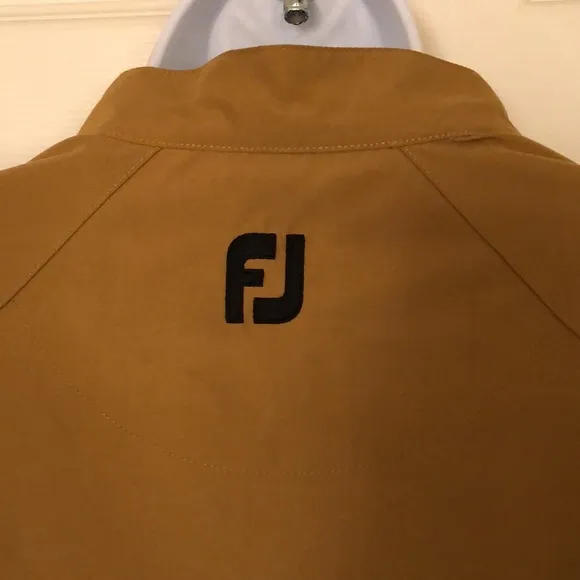 Olive Tan Pullover Crewneck Jacket