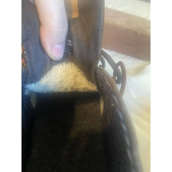 Oluki Nala Hele Wal'apo Brown‎ Leather Australia Sheep Wool Interior-Size 10.5