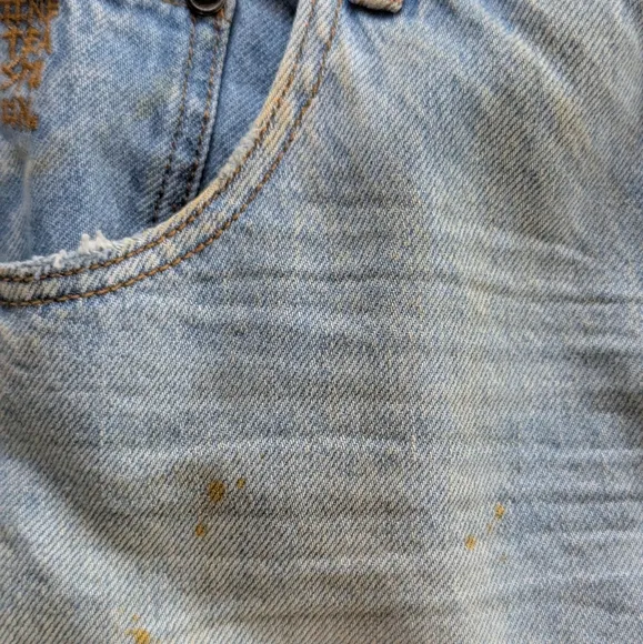 OneTeaspoon X Free People Saints Boyfriend Jeans Women's Sz 31 NWT Dirty Kansas