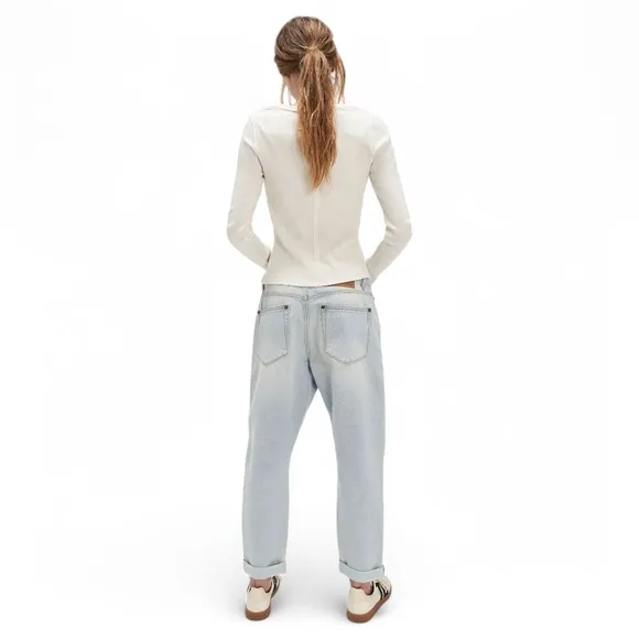 OneTeaspoon X Free People Saints Boyfriend Jeans Women's Sz 31 NWT Dirty Kansas