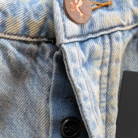 OneTeaspoon X Free People Saints Boyfriend Jeans Women's Sz 31 NWT Dirty Kansas
