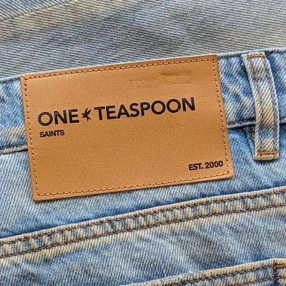 OneTeaspoon X Free People Saints Boyfriend Jeans Women's Sz 31 NWT Dirty Kansas