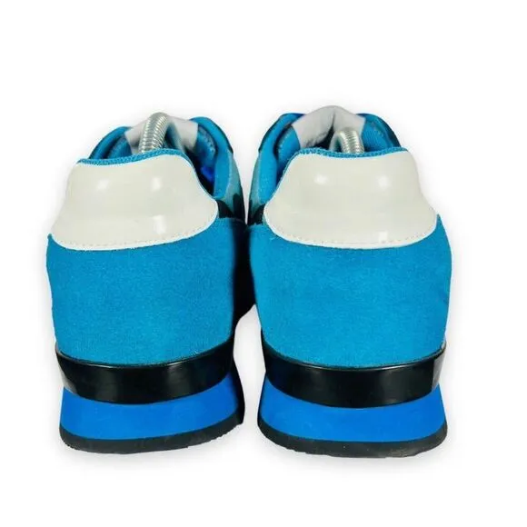 OPP France Lace-up Paint Sneakers &quot;Blue Camo&quot; Men's 8.5 Women's 10