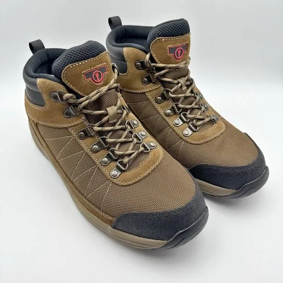 OrthoFeet Mens Hunter Boot US 11M EU 44 Brown Leather NIB