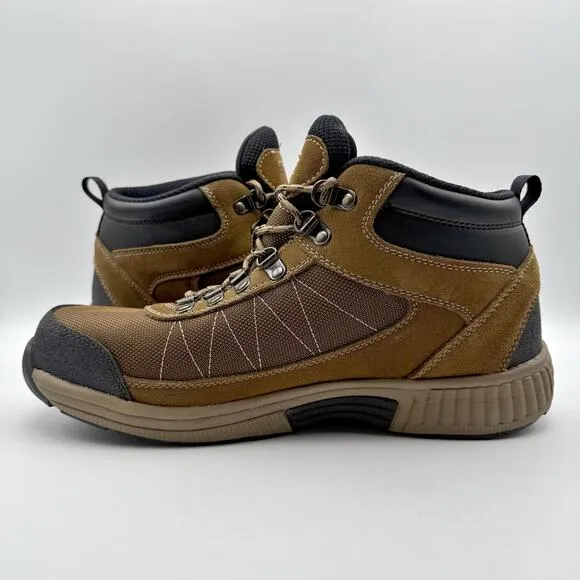 OrthoFeet Mens Hunter Boot US 11M EU 44 Brown Leather NIB