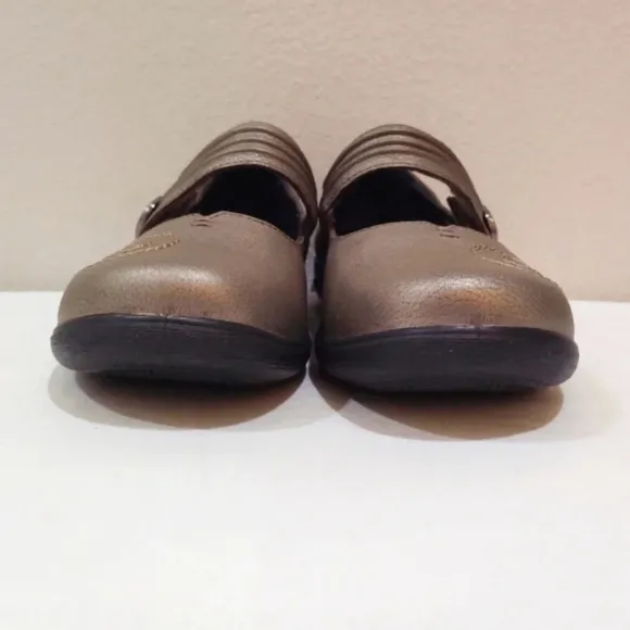 Padders Leather Mary Jane Pewter Poem US 7 EEE Wide (UK 5, EU 38) Padded Insoles