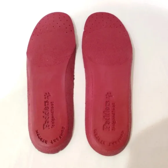 Padders Leather Mary Jane Pewter Poem US 7 EEE Wide (UK 5, EU 38) Padded Insoles