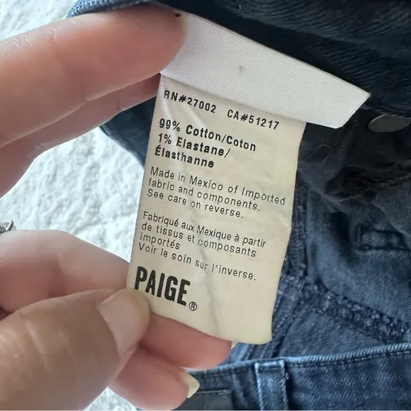 Paige | &quot;Davina&quot; Margot Shorts High Rise Distressed Denim Shorts | Size 30