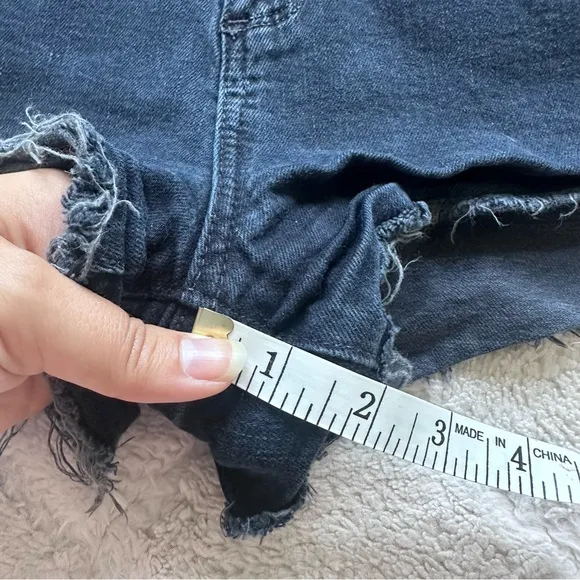Paige | &quot;Davina&quot; Margot Shorts High Rise Distressed Denim Shorts | Size 30