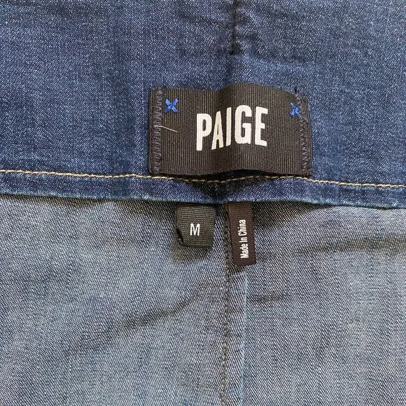 PAIGE Anette Wrap Skirt - Size Medium - Color: Dark Navy in Thorn