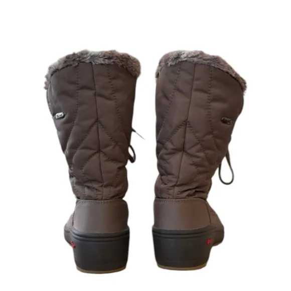 Pajar Canada Marcie Taupe Brown Ice Gripper Winter Boots Size EU 39 US Size 8