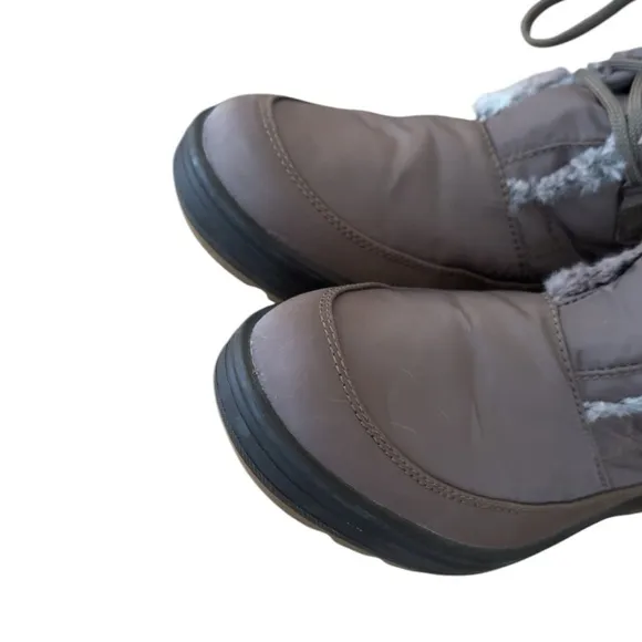 Pajar Canada Marcie Taupe Brown Ice Gripper Winter Boots Size EU 39 US Size 8