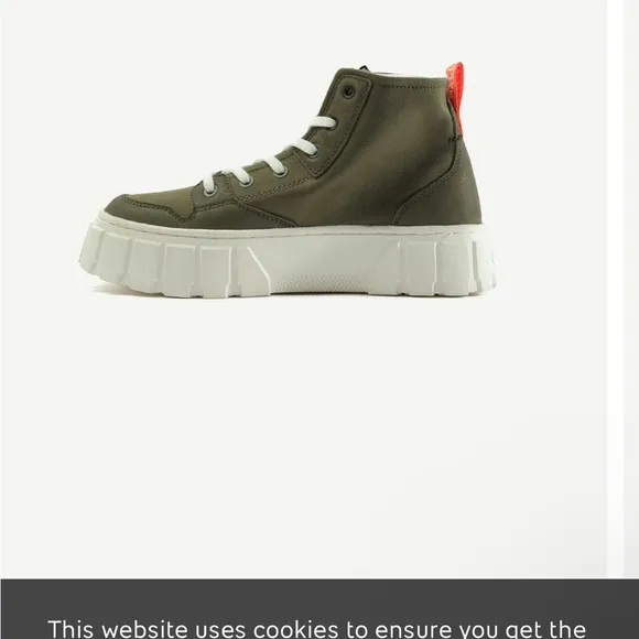 Palladium Pallatower High Olive Green High-Top Sneakers