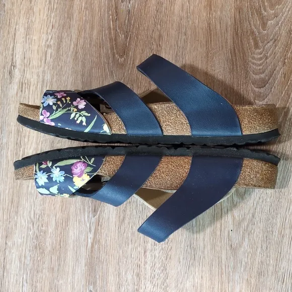 Papillio by Birkenstock Women's Floral Strap Sandals size