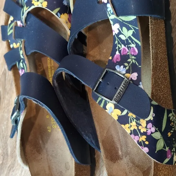 Papillio by Birkenstock Women's Floral Strap Sandals size