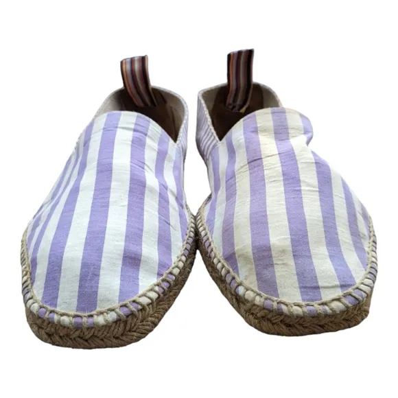 Paul Smith x Castañer White/ Stripe Espadrilles, 43