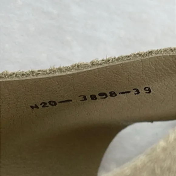 Pedro Garcia Tan Espadrilles with Suede Straps SIZE 8.5
