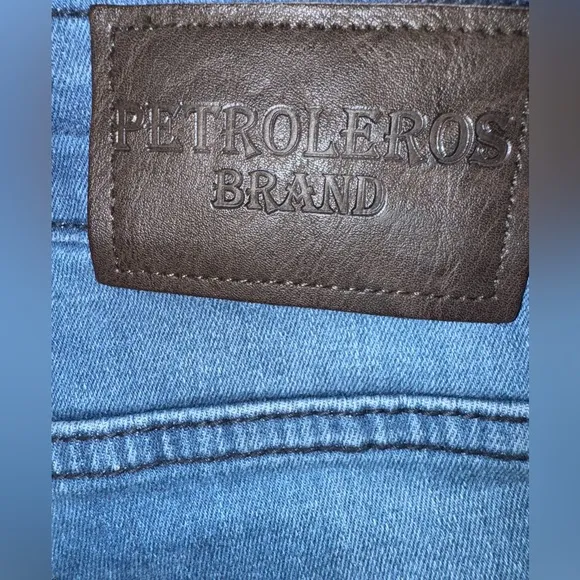 Petroleros Brand Super Skinny Stretch Jeans | Size 30x32 | Two-Tone Fade Denim