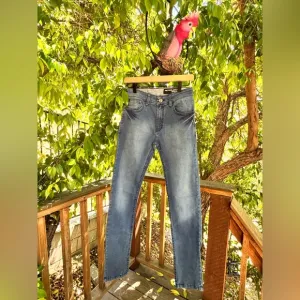 Petroleros Brand Super Skinny Stretch Jeans | Size 30x32 | Two-Tone Fade Denim