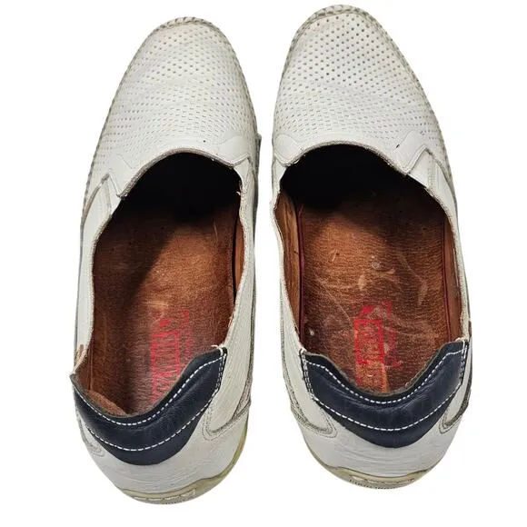 Pikolinos Men's Azores Leather Moccasin Espuma White 06H-3126  EU 46 | US 12