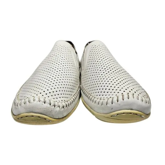 Pikolinos Men's Azores Leather Moccasin Espuma White 06H-3126  EU 46 | US 12