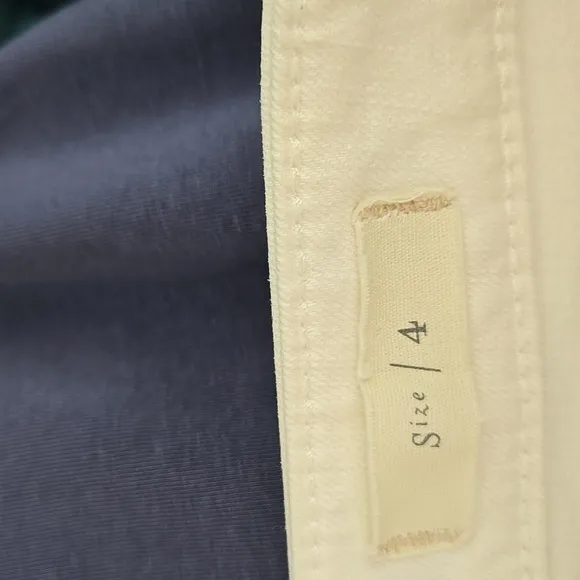 Pilcro and the Letterpress Embroidered Denim Mini Skirt