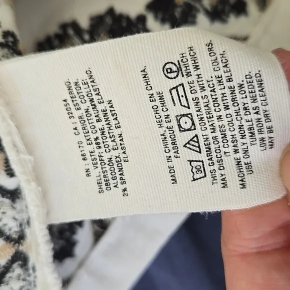 Pilcro and the Letterpress Embroidered Denim Mini Skirt