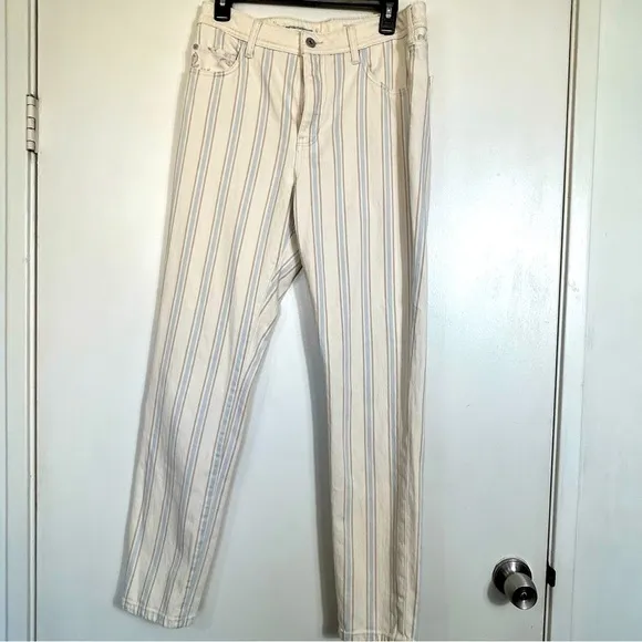 Pilcro Fleur High-Rise Slim Boyfriend Jeans- Size 29 TALL
