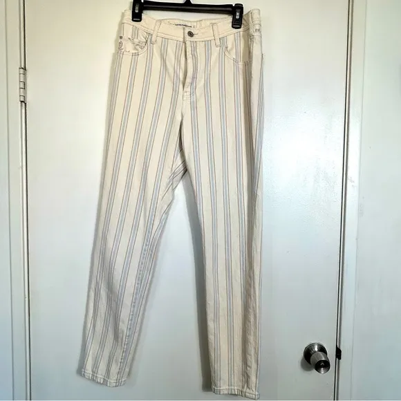 Pilcro Fleur High-Rise Slim Boyfriend Jeans- Size 29 TALL