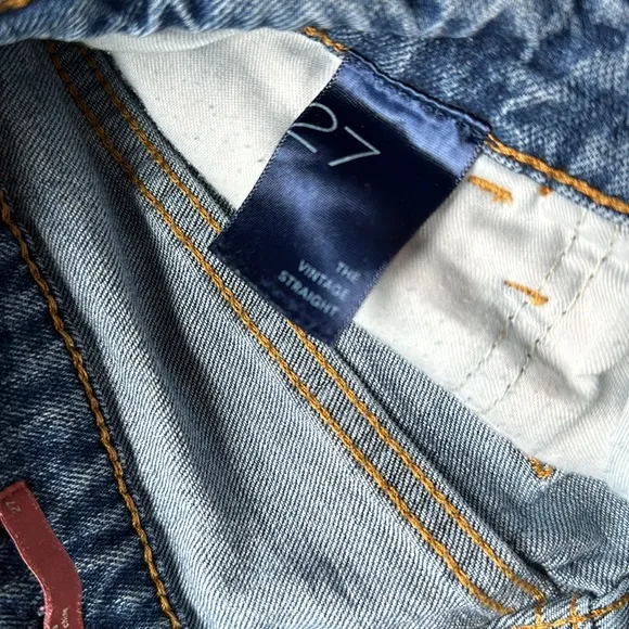 Pilcro The Vintage Straight Jeans size 27