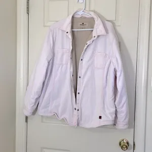 Pink Corduroy Fleece Woolrich Jacket Size 2XL
