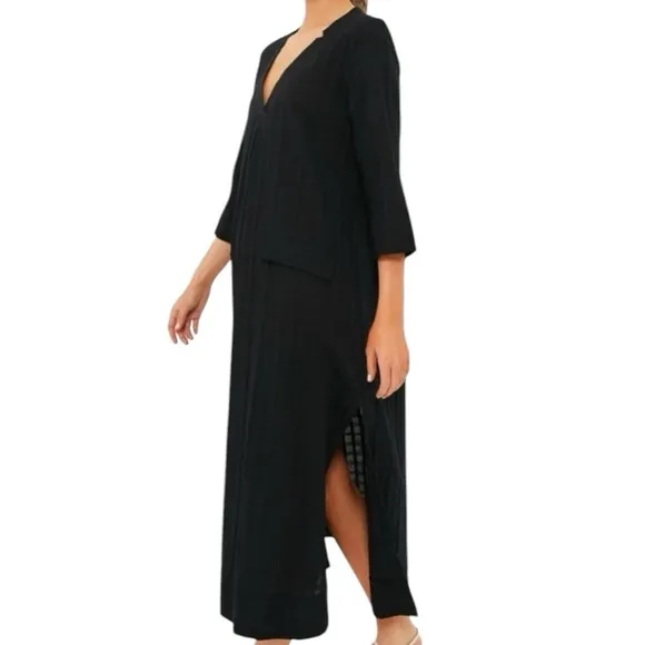 Pomander Place Carolina Caftan Dress Black Size XXL
