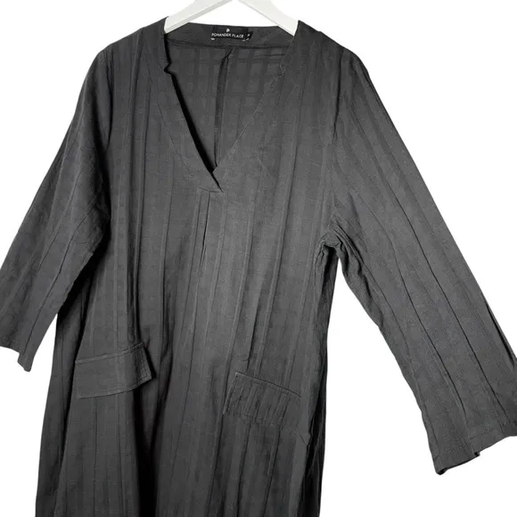 Pomander Place Carolina Caftan Dress Black Size XXL