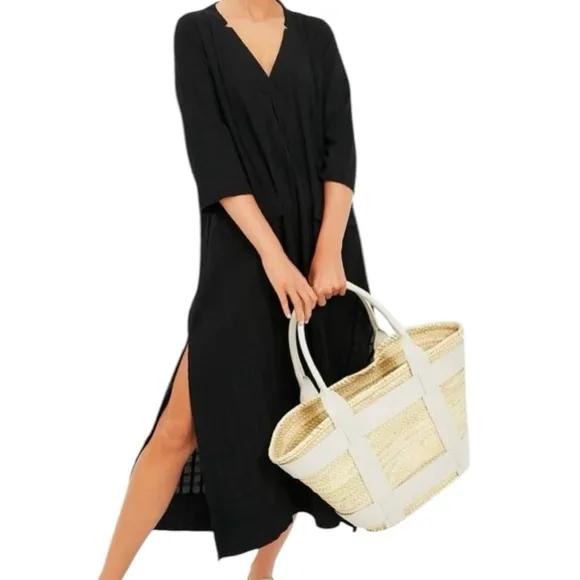 Pomander Place Carolina Caftan Dress Black Size XXL