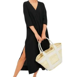Pomander Place Carolina Caftan Dress Black Size XXL