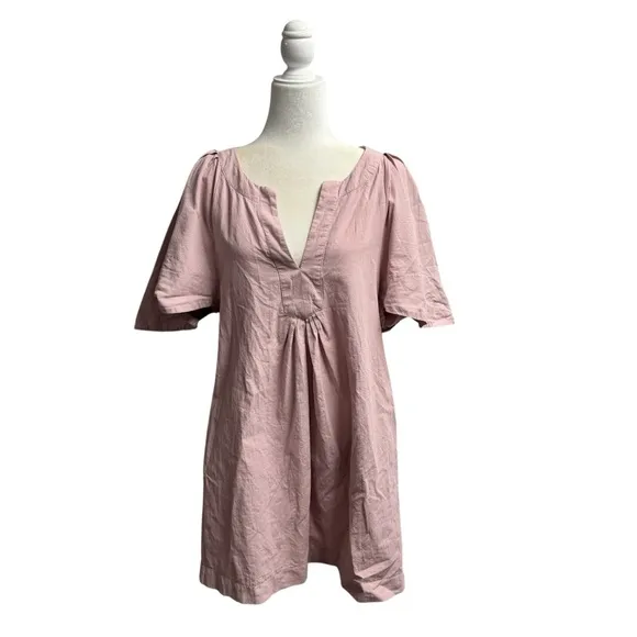 Pomander Place Finley Flutter Sleeve Mini Dress Lilac Light Purple Medium M